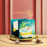 Grußkarte mit Milchschokoladentafel