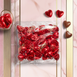 Sac de chocolats au lait en forme de cœur 500g