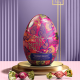 Boîte à œufs garnie de pralines gourmandes assorties